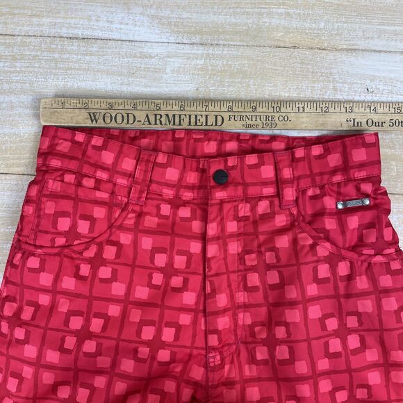 Spyder Snowboard Ski Snow Pants Girls Pink Print Size 18 - Picture 7 of 15